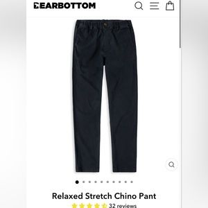 Brand New W/Tags Bear Bottom Navy Chino Pants